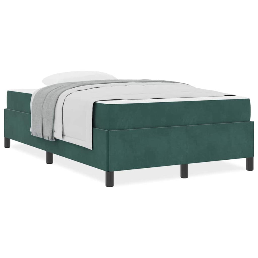 Bedframe Anders Wit en lichtgrijs 120 x 200 cm Fluweel