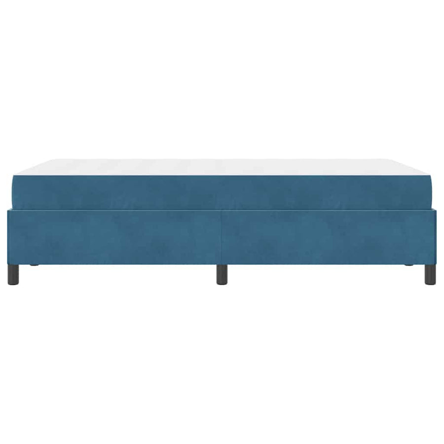Bedframe Anders Donkerblauw en wit 120 x 200 cm Fluweel