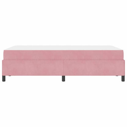 Bedframe Anders Roze en wit 120 x 200 cm Fluweel