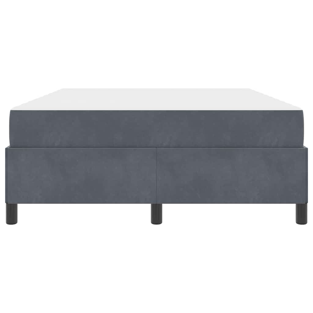 Bedframe Anders Wit en lichtgrijs 140 x 190 cm Fluweel