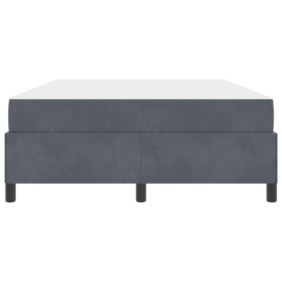 Bedframe Anders Wit en lichtgrijs 140 x 190 cm Fluweel