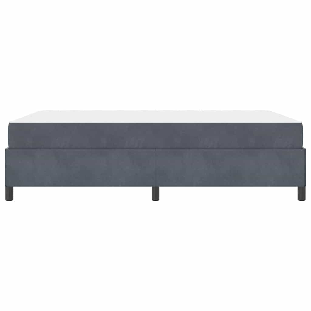 Bedframe Anders Wit en lichtgrijs 140 x 190 cm Fluweel