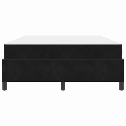 Bedframe Anders Zwart en Wit en Zwart 140 x 190 cm Fluweel
