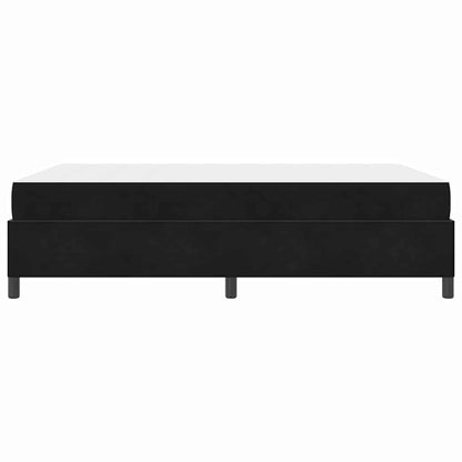 Bedframe Anders Zwart en Wit en Zwart 140 x 190 cm Fluweel