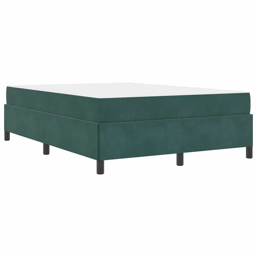 Bedframe Anders Wit en lichtgrijs 140 x 190 cm Fluweel