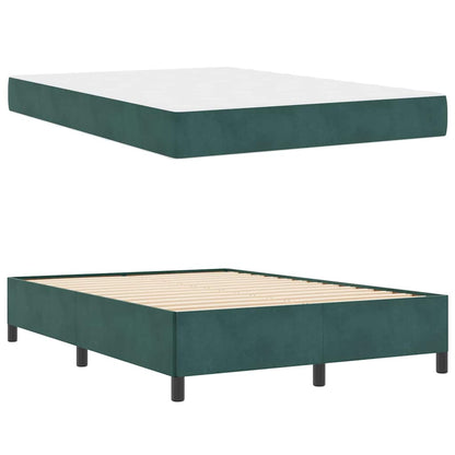 Bedframe Anders Wit en lichtgrijs 140 x 190 cm Fluweel