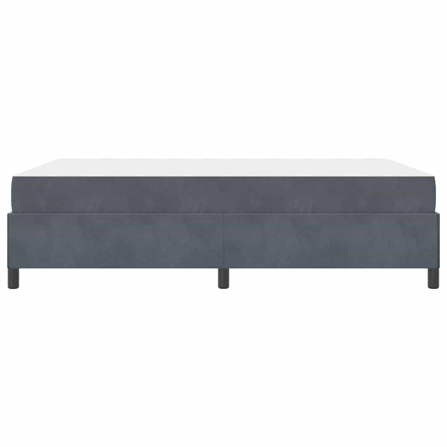 Bedframe Anders Wit en lichtgrijs 140 x 200 cm Fluweel