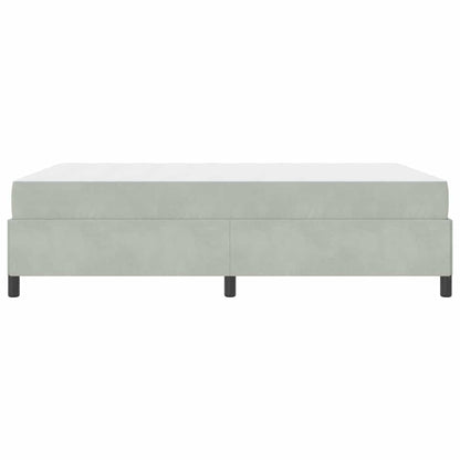 Bedframe Anders Wit en lichtgrijs 160 x 200 cm Fluweel