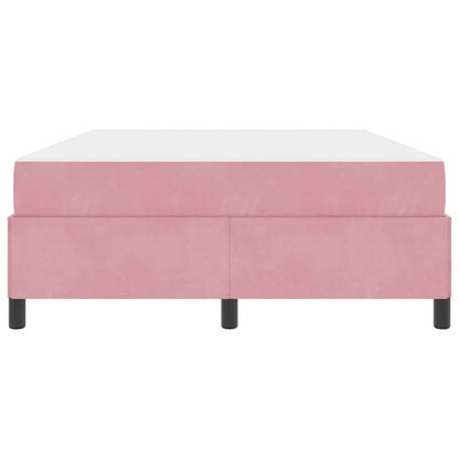 Bedframe Anders Roze en wit 160 x 200 cm Fluweel