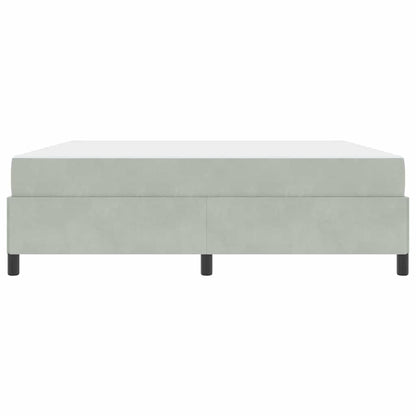 Bedframe Anders Wit en lichtgrijs 180 x 200 cm Fluweel