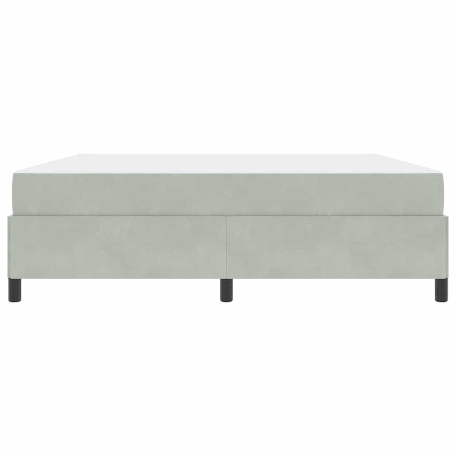 Bedframe Anders Wit en lichtgrijs 180 x 200 cm Fluweel