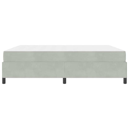 Bedframe Anders Wit en lichtgrijs 180 x 200 cm Fluweel