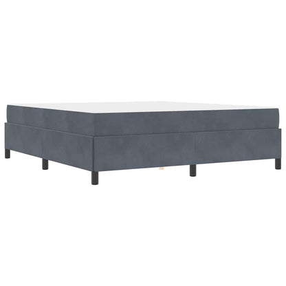 Bedframe Anders Wit en lichtgrijs 180 x 200 cm Fluweel