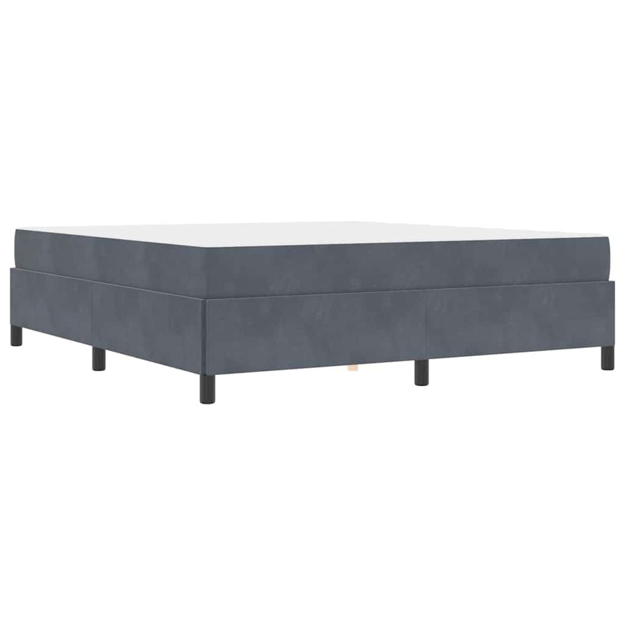 Bedframe Anders Wit en lichtgrijs 180 x 200 cm Fluweel