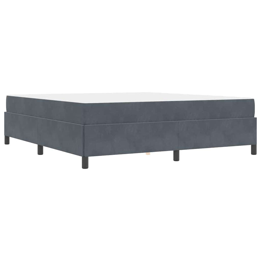 Bedframe Anders Wit en lichtgrijs 180 x 200 cm Fluweel