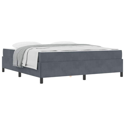 Bedframe Anders Wit en lichtgrijs 180 x 200 cm Fluweel