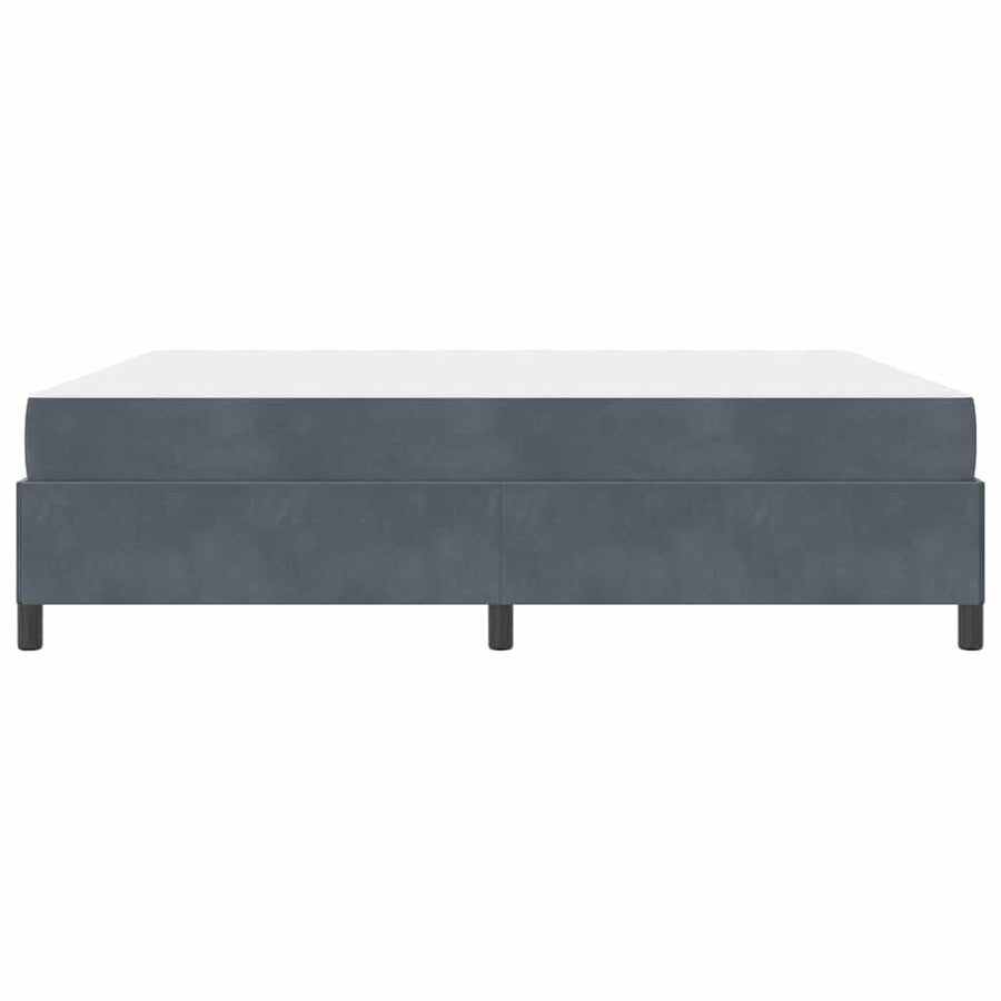 Bedframe Anders Wit en lichtgrijs 180 x 200 cm Fluweel