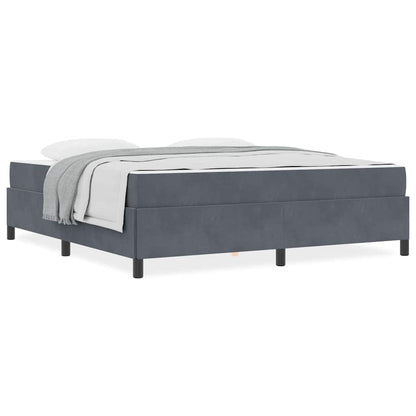 Bedframe Anders Wit en lichtgrijs 180 x 200 cm Fluweel