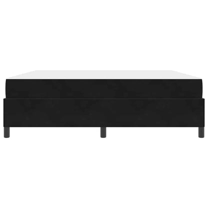Bedframe Anders Zwart en Wit en Zwart 180 x 200 cm Fluweel