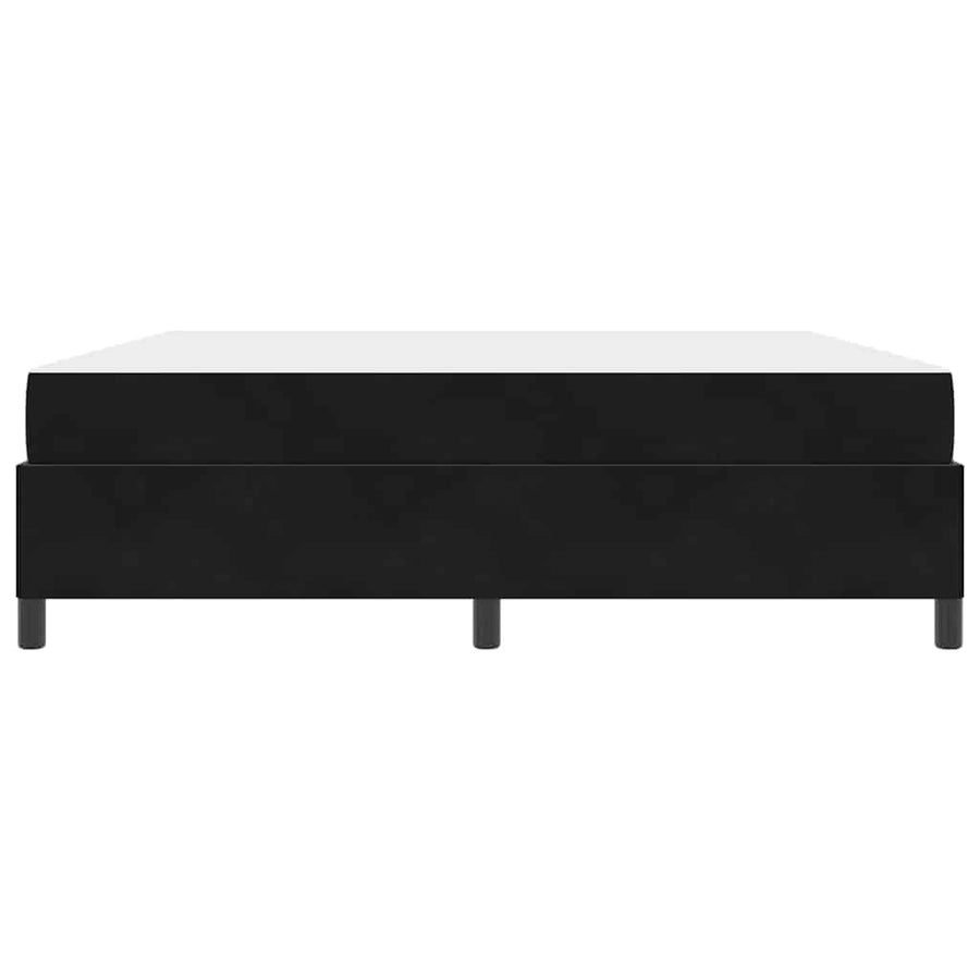 Bedframe Anders Zwart en Wit en Zwart 180 x 200 cm Fluweel