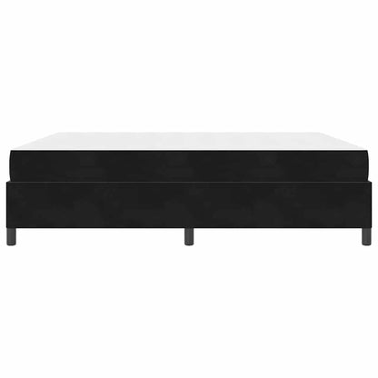Bedframe Anders Zwart en Wit en Zwart 180 x 200 cm Fluweel