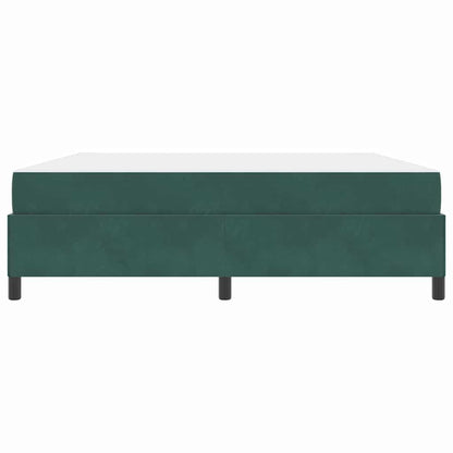 Bedframe Anders Donkergroen en Wit 180 x 200 cm Fluweel