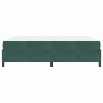 Bedframe Anders Donkergroen en Wit 180 x 200 cm Fluweel