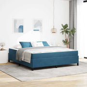 Bedframe 180x200 cm donkerblauw stof
