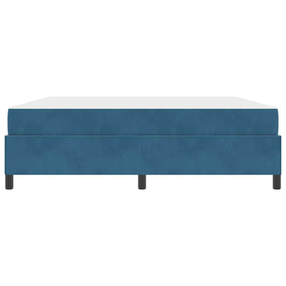 Bedframe Anders Donkerblauw en wit 180 x 200 cm Fluweel