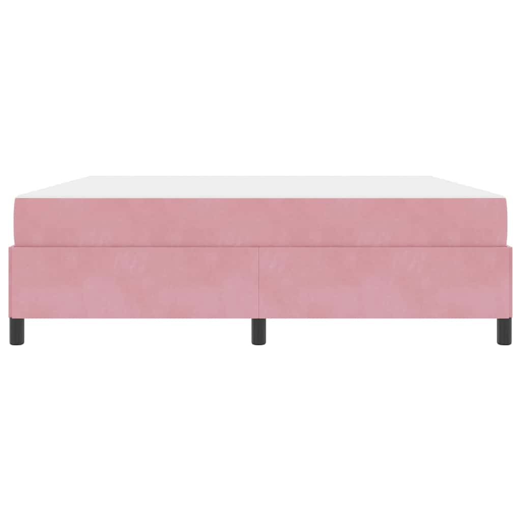 Bedframe Anders Roze en wit 180 x 200 cm Fluweel