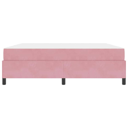 Bedframe Anders Roze en wit 180 x 200 cm Fluweel
