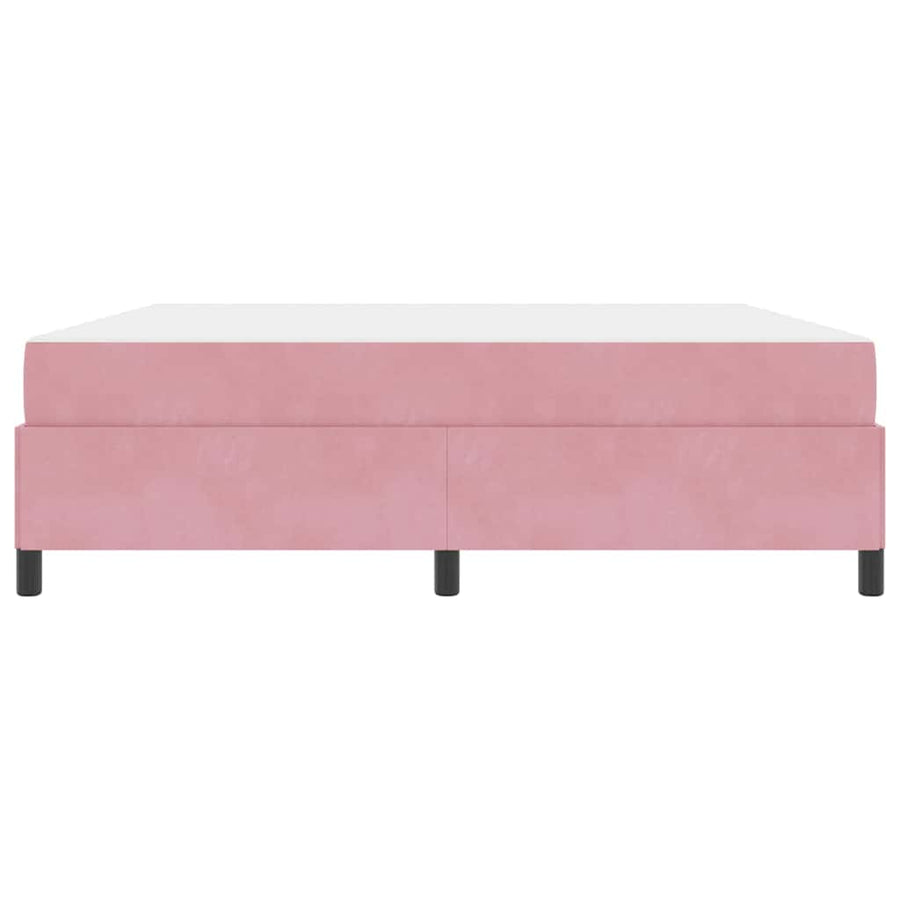 Bedframe Anders Roze en wit 180 x 200 cm Fluweel