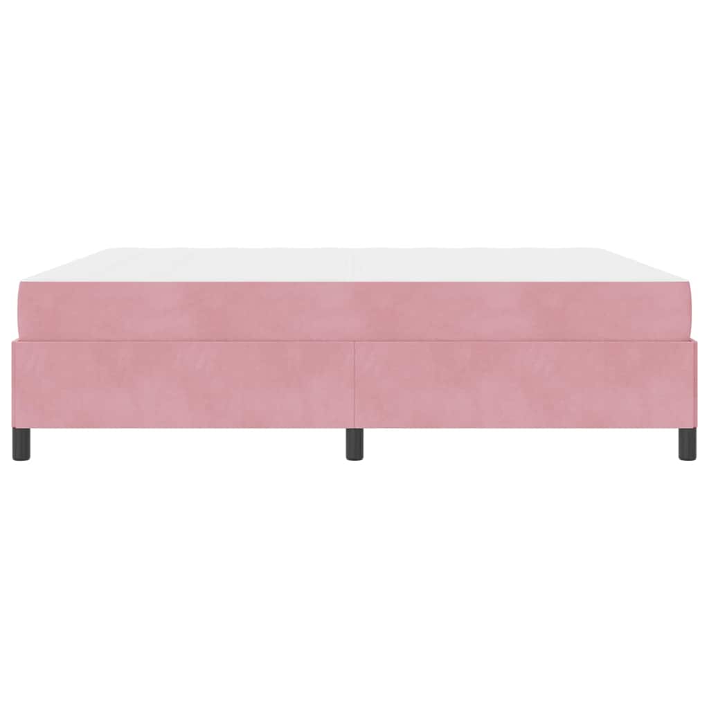 Bedframe Anders Roze en wit 180 x 200 cm Fluweel