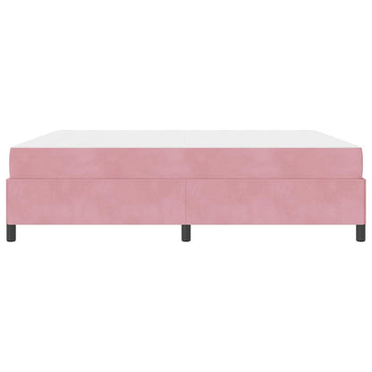 Bedframe Anders Roze en wit 180 x 200 cm Fluweel