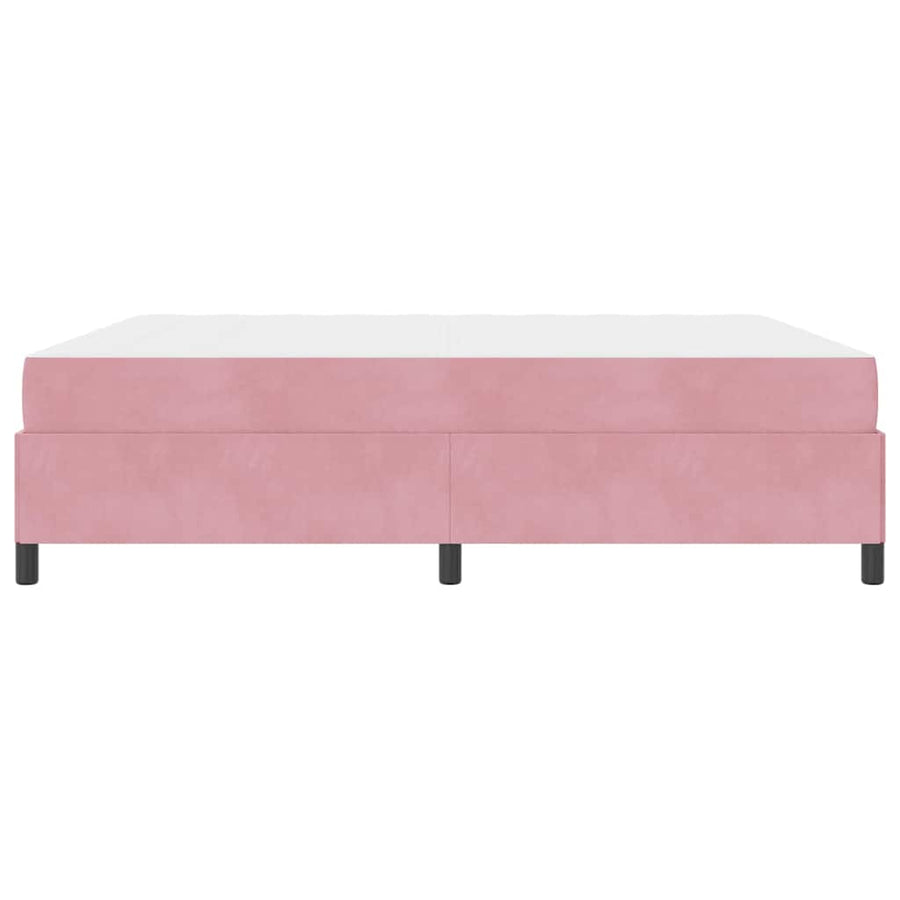 Bedframe Anders Roze en wit 180 x 200 cm Fluweel