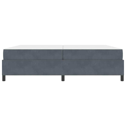 Bedframe Anders Wit en lichtgrijs 200 x 200 cm Fluweel