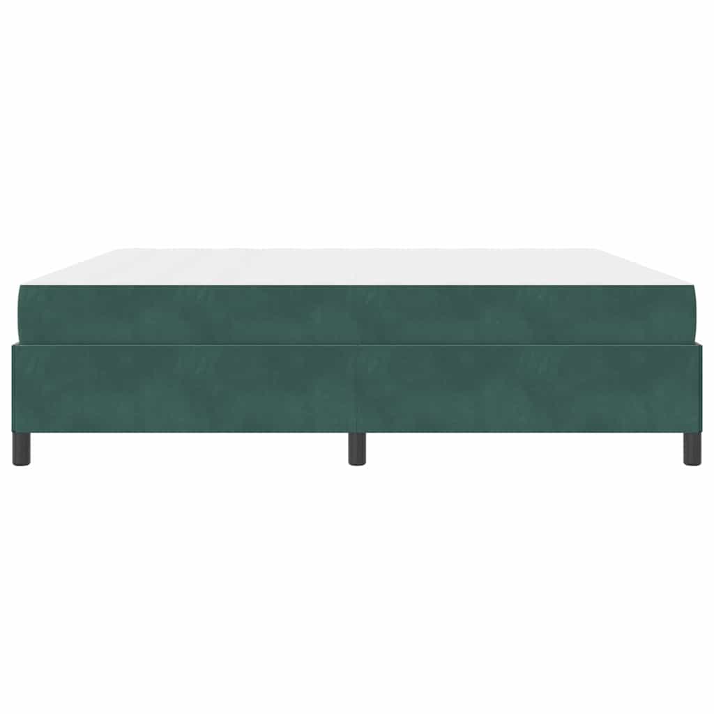 Bedframe Anders Wit en lichtgrijs 200 x 200 cm Fluweel