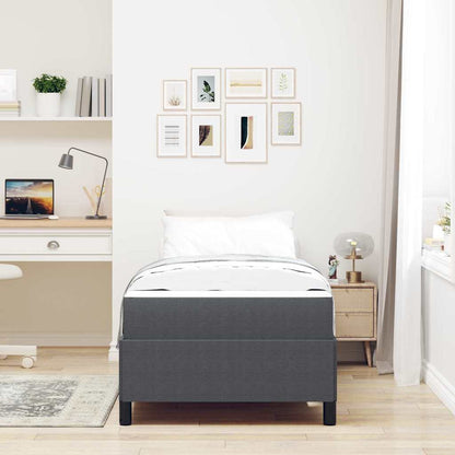 Bedframe Anders Donkergrijs 80 x 200 cm Katoenen stof