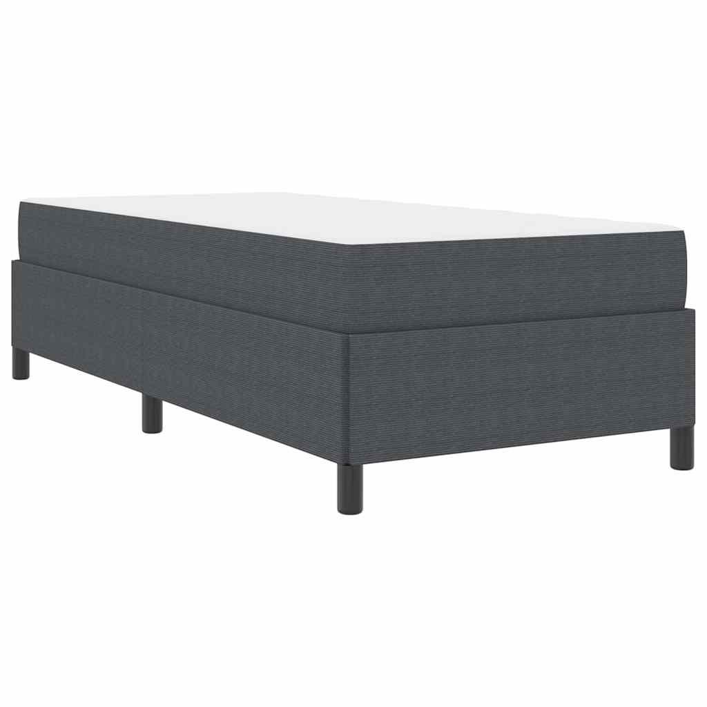Bedframe Anders Donkergrijs 80 x 200 cm Katoenen stof