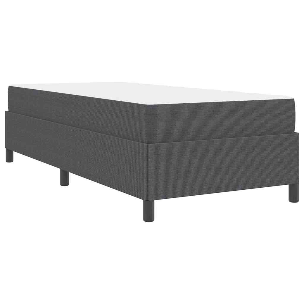 Bedframe Anders Donkergrijs 80 x 200 cm Katoenen stof