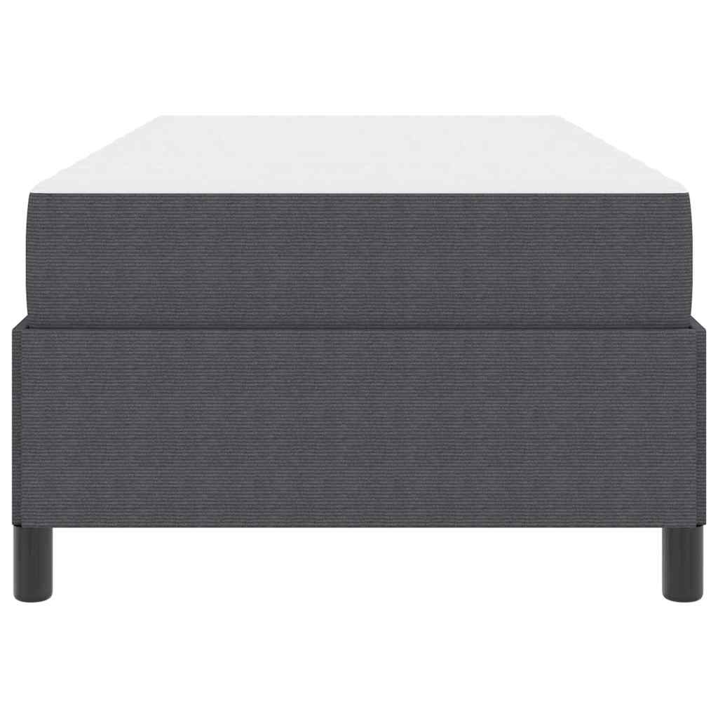 Bedframe Anders Donkergrijs 80 x 200 cm Katoenen stof