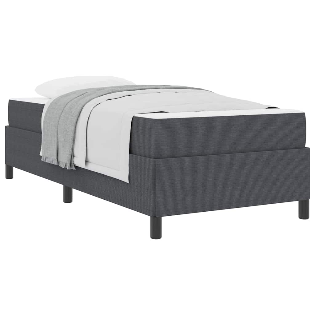 Bedframe Anders Donkergrijs 80 x 200 cm Katoenen stof