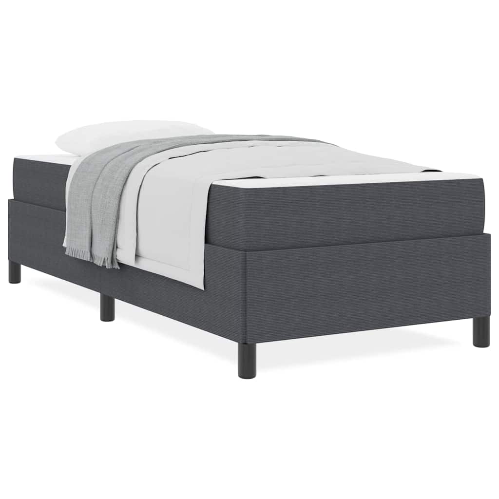 Bedframe Anders Donkergrijs 80 x 200 cm Katoenen stof