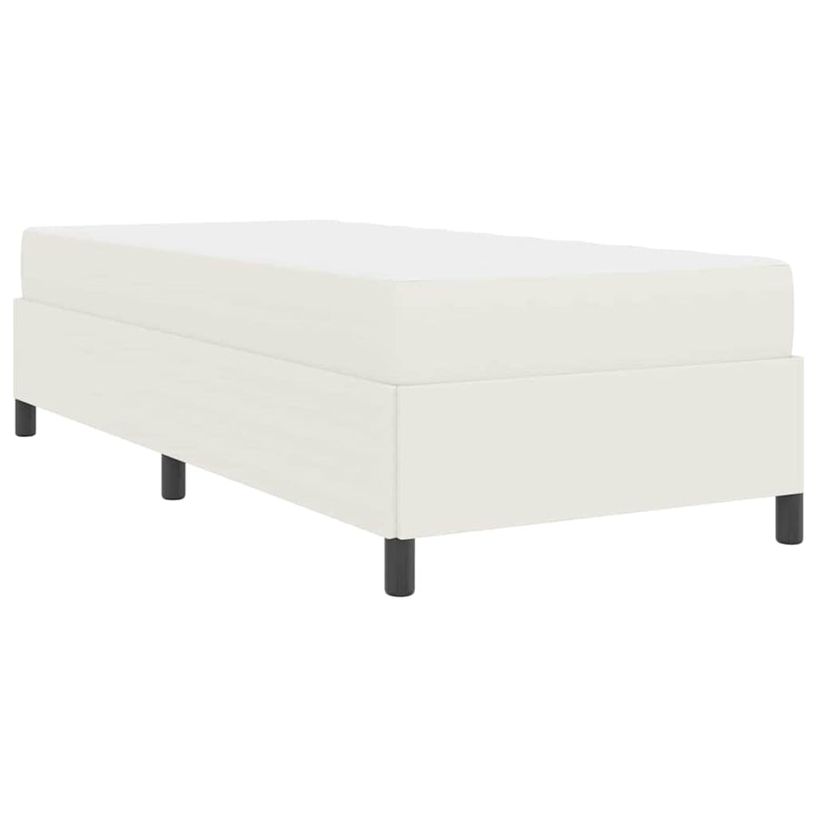 Bedframe Anders Crème 80 x 200 cm Katoenen stof