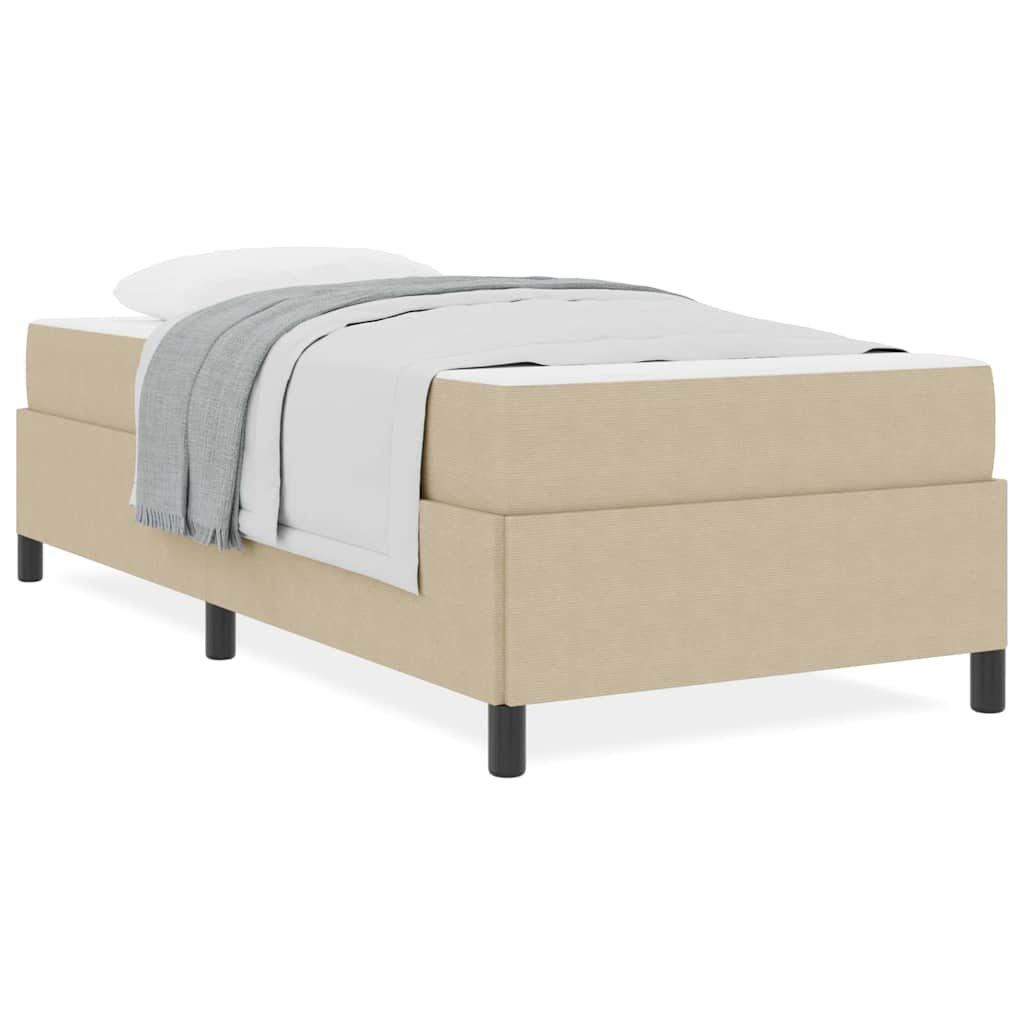Bedframe Anders Lichtgroen Grijs 80 x 200 cm Katoenen stof
