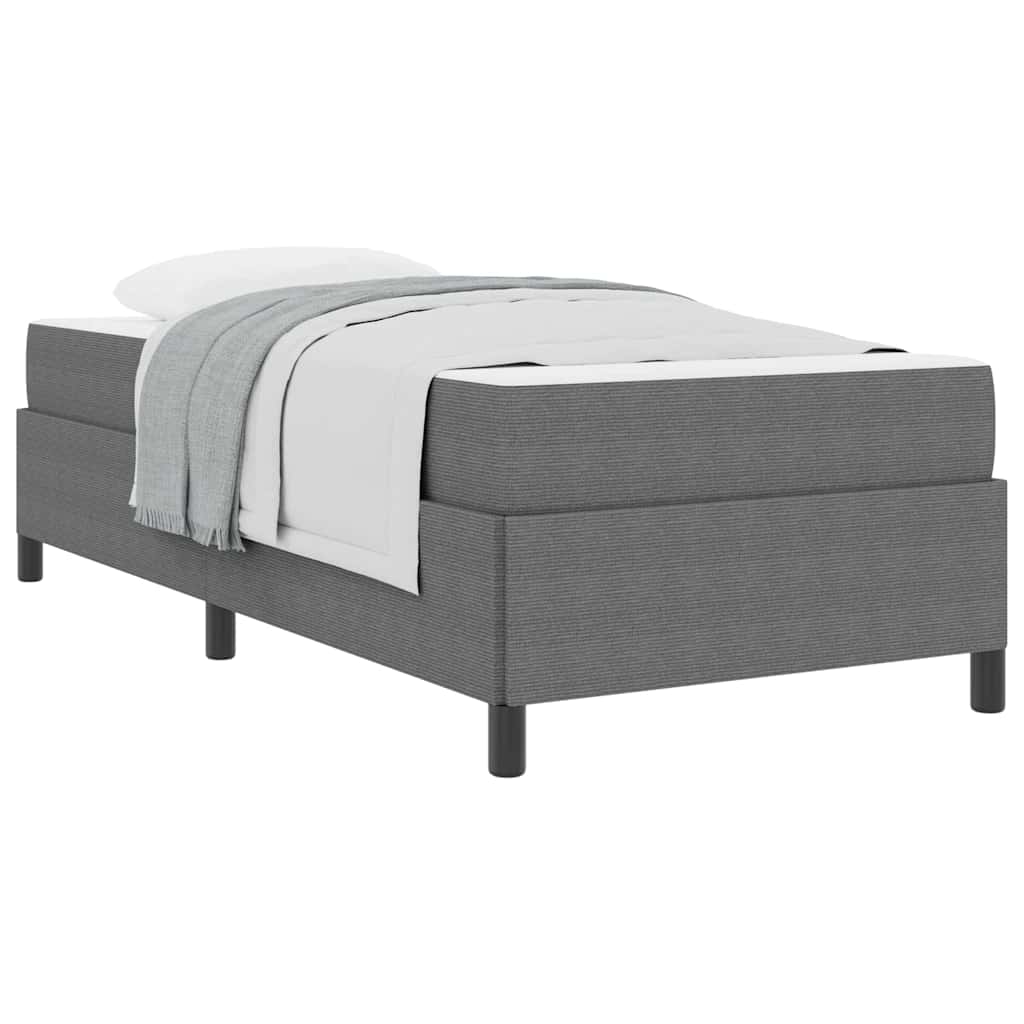 Bedframe Anders Lichtgrijs 90 x 190 cm Katoenen stof