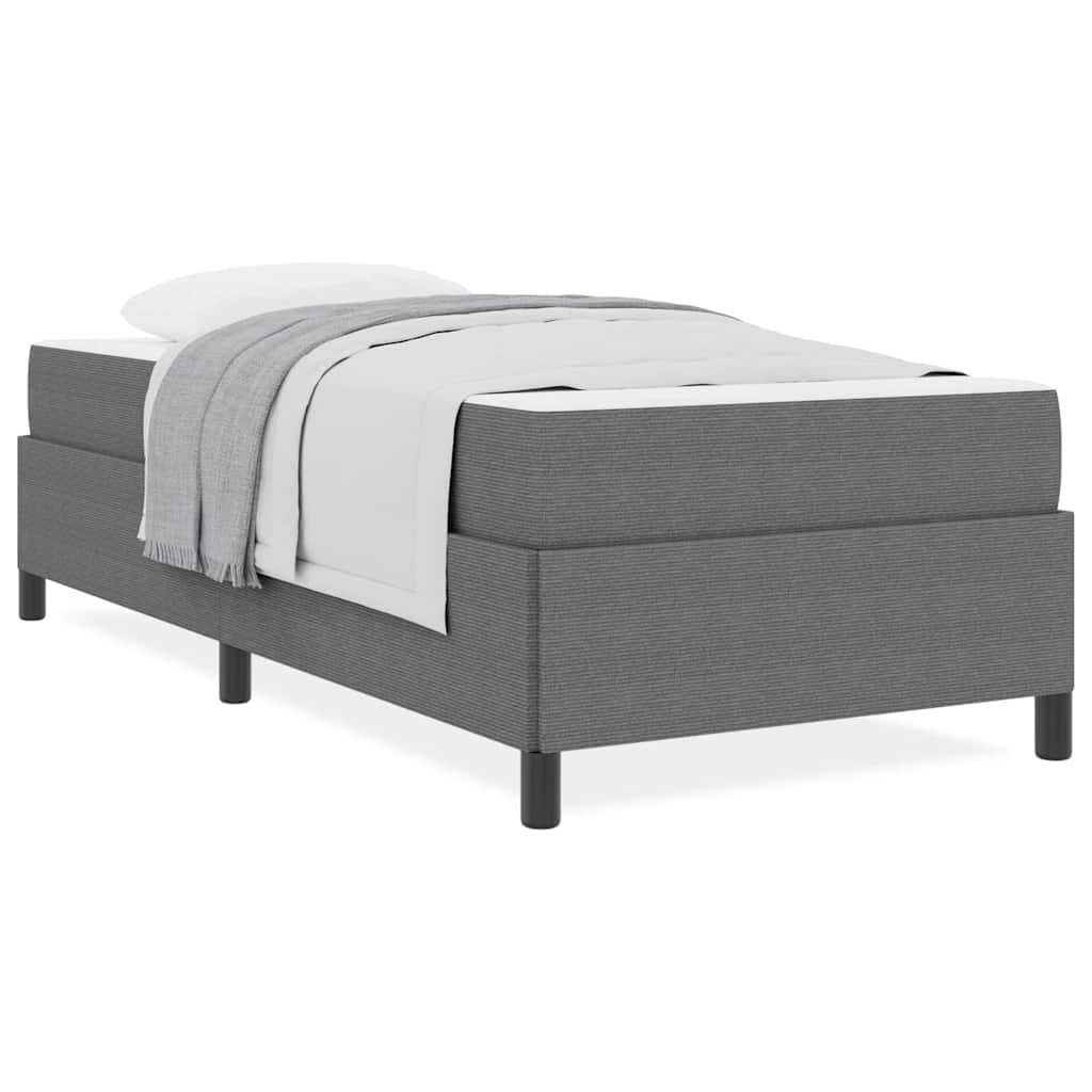 Bedframe Anders Lichtgrijs 90 x 190 cm Katoenen stof