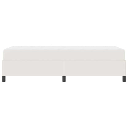 Bedframe Met Matras Stof 90 x 190 cm Crème