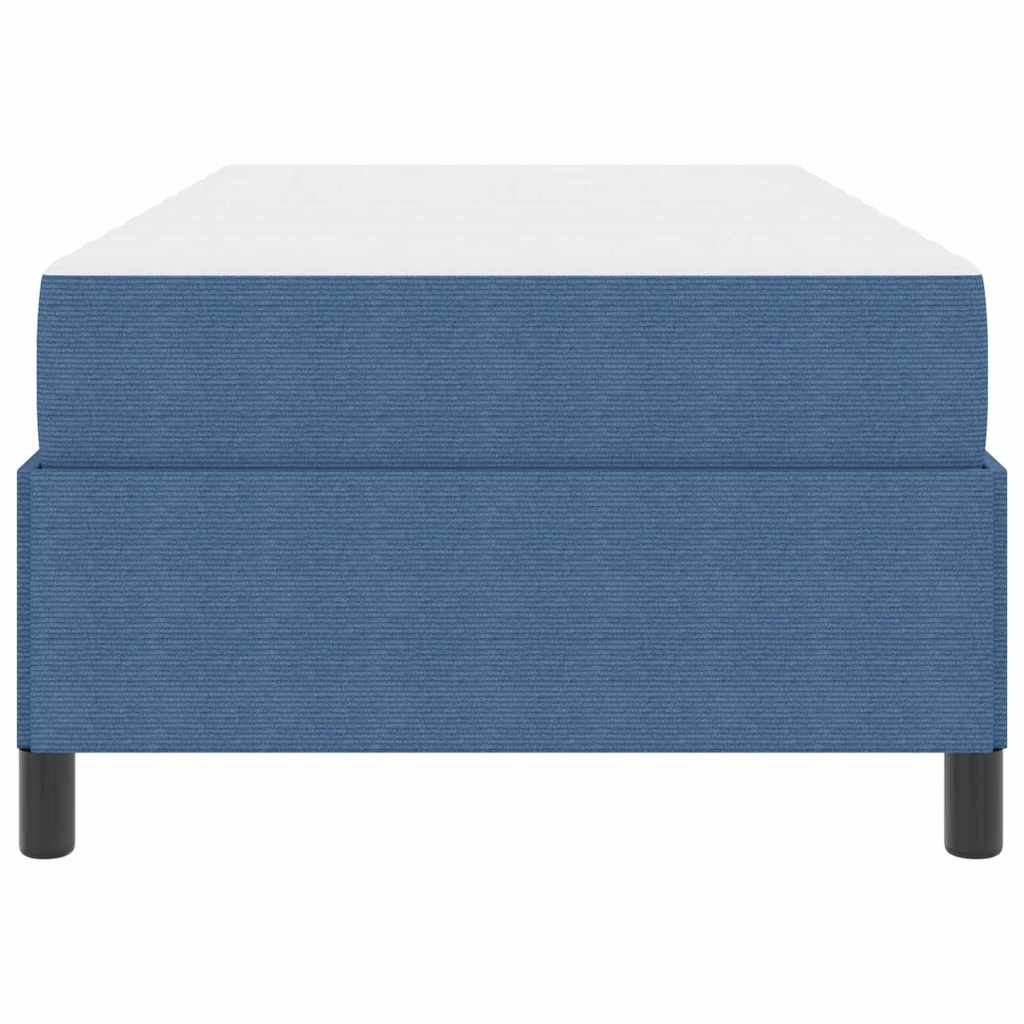 Bedframe Katoenen Stof 90 x 190 cm Blauw