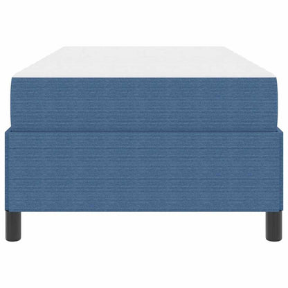 Bedframe Katoenen Stof 90 x 190 cm Blauw